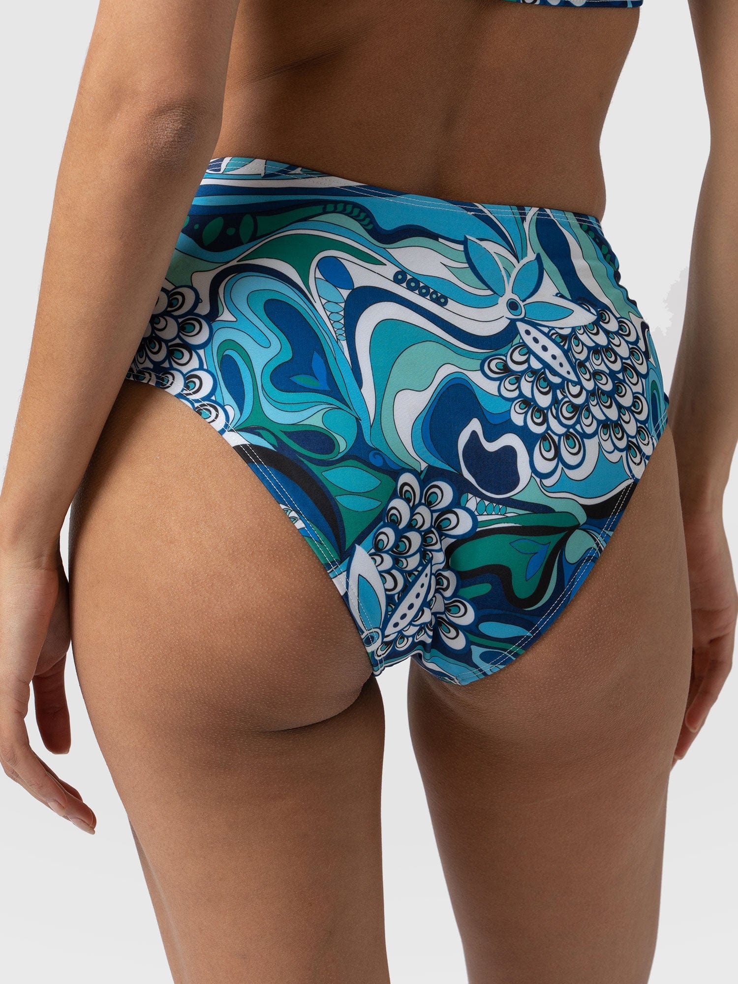 Maya Bandeau Bikini Bottom Paradise - Women's Swimwear | Saint + Sofia® UK
