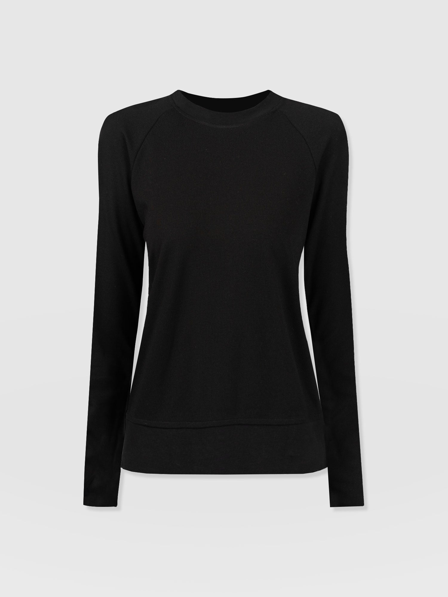Morgan Zip Sweater Black & Beige - Women's Sweaters | Saint + Sofia® UK