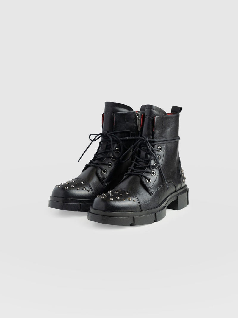 Noho Studded Boot - Black