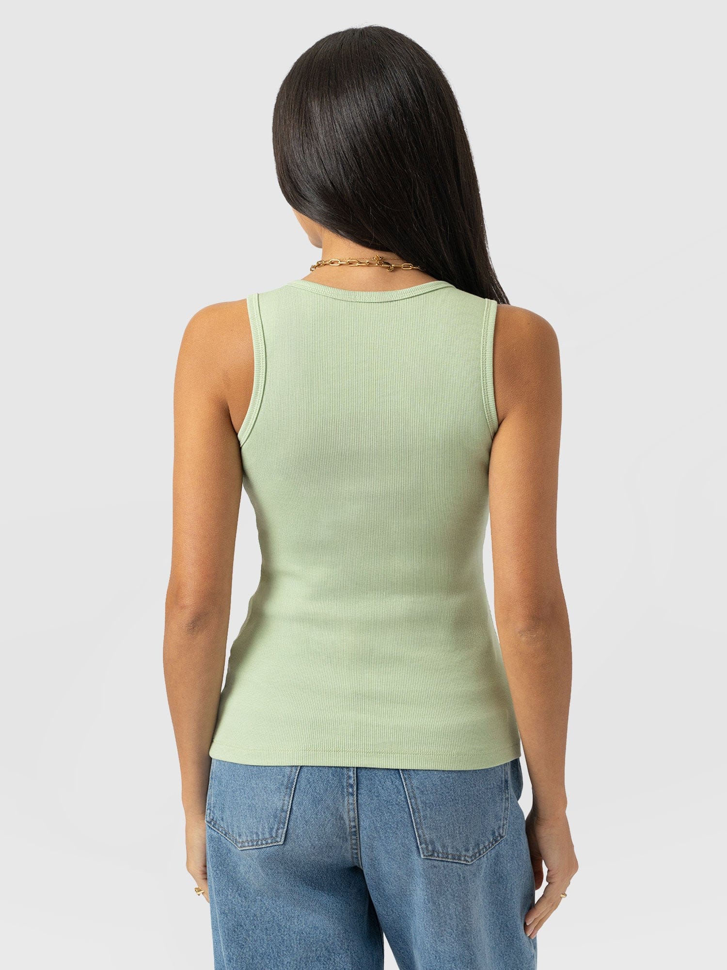Nova Racer Vest - Mint - Women's T-shirts | Saint and Sofia® UK