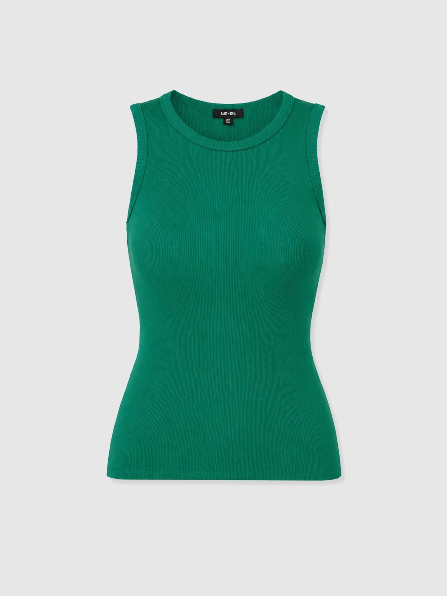 Nova Racer Vest - Sea Green - Women's T-shirts | Saint + Sofia® UK