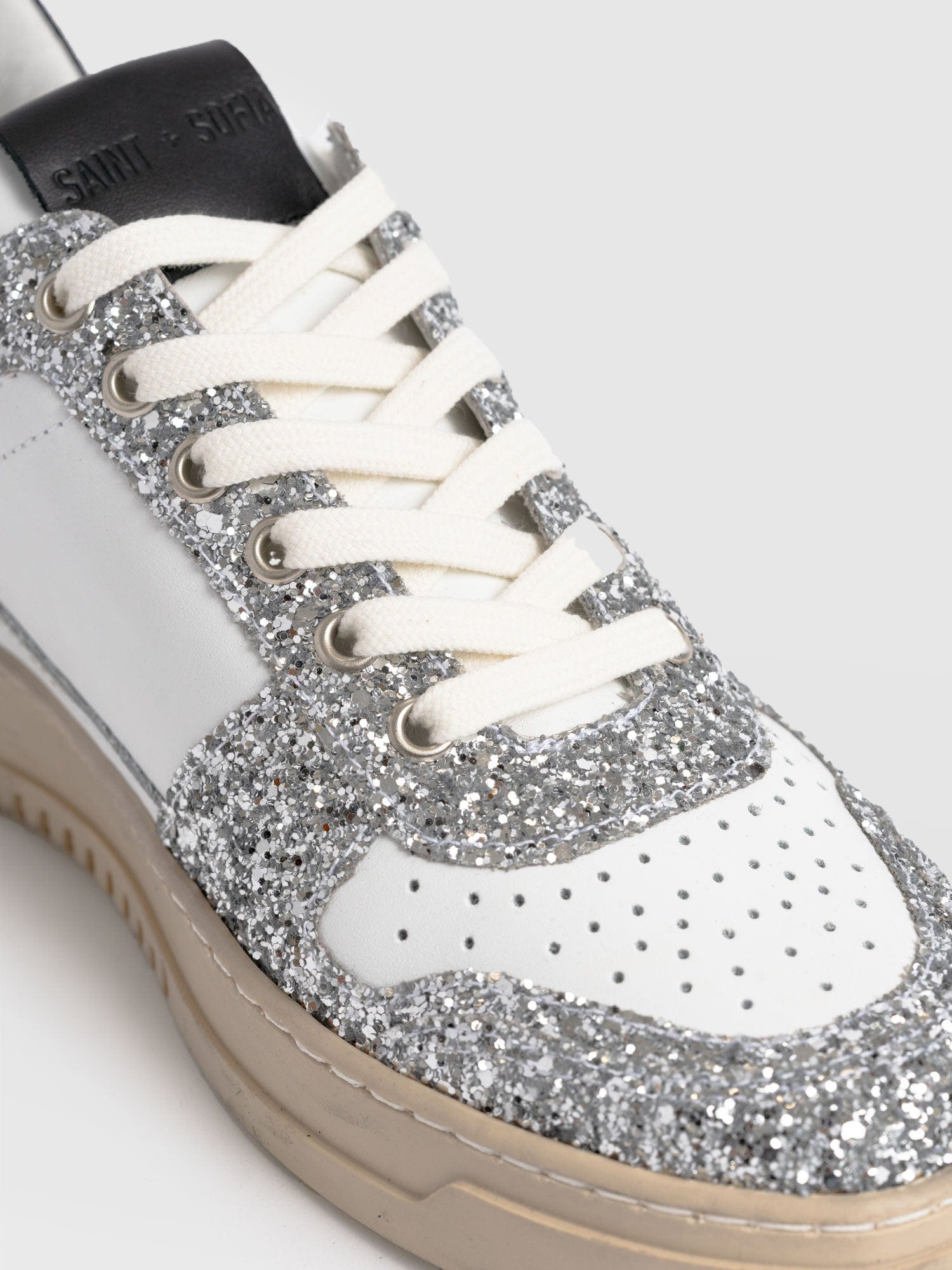 Onyx Trainer - White/Black - Women's Shoes | Saint and Sofia® UK