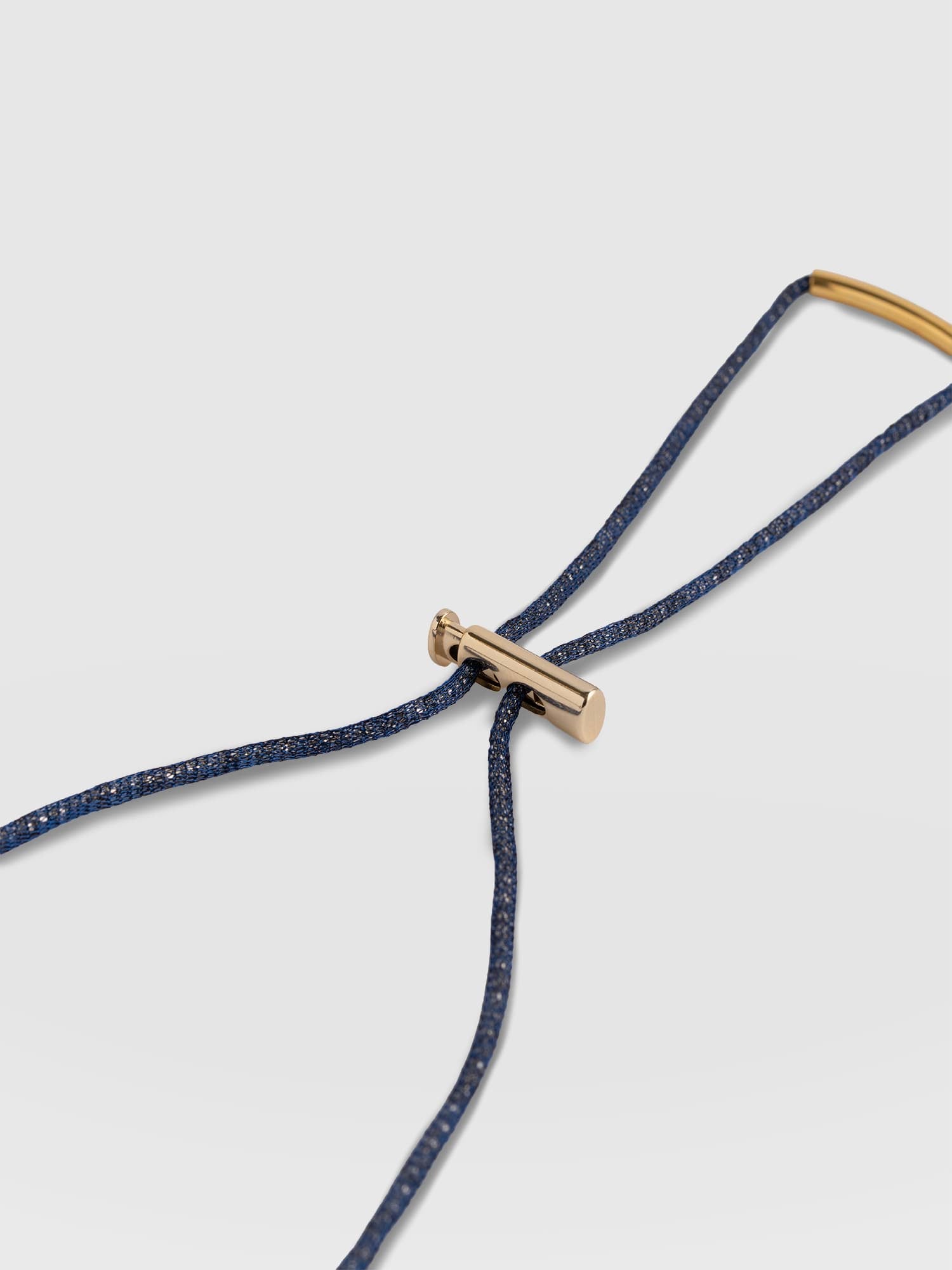 Oval Pendant Necklace - Navy - Women's Jewellerys | Saint and Sofia® UK