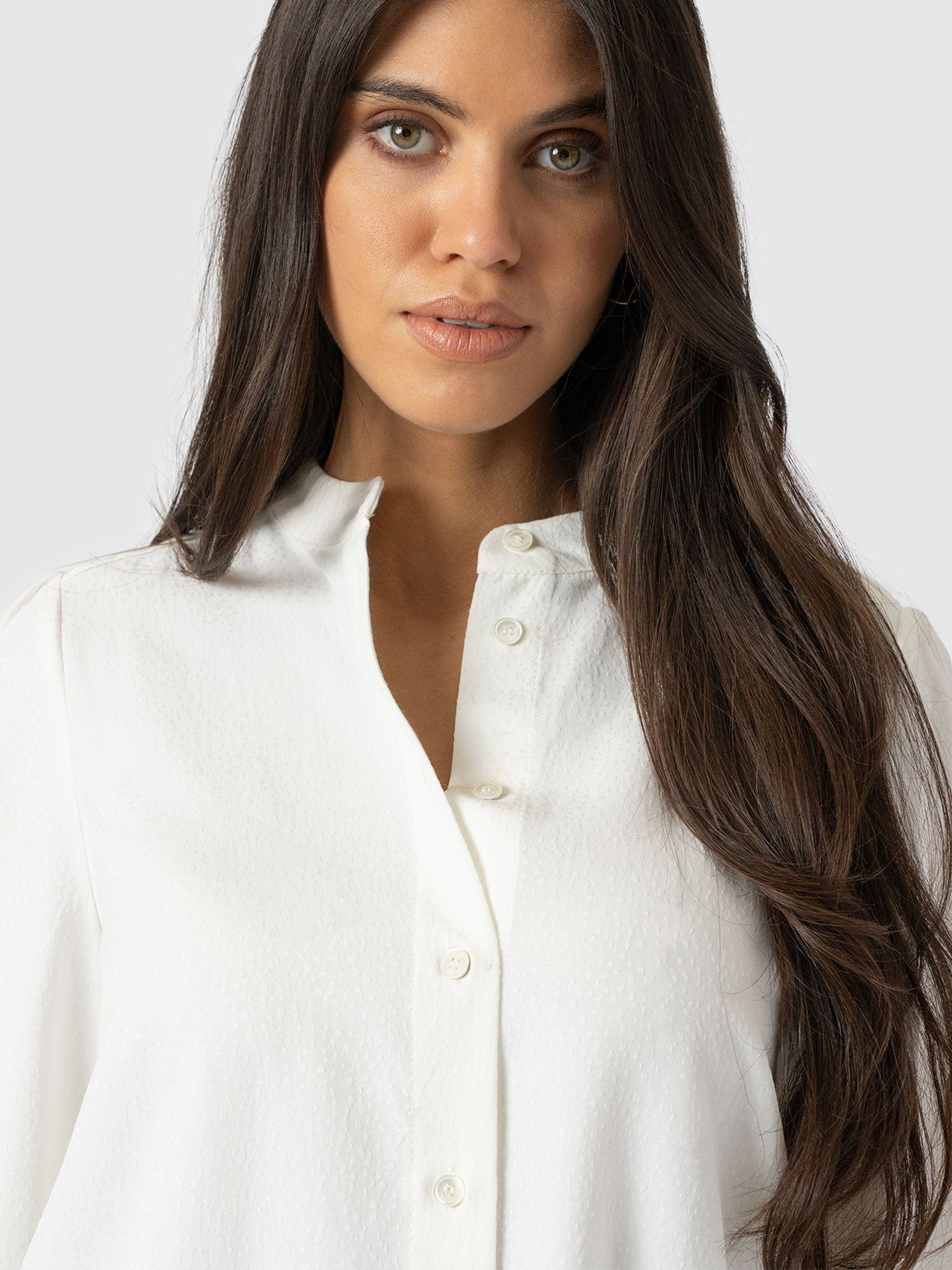 Paxton Pussybow Blouse Cream - Women's Blouses | Saint + Sofia® UK