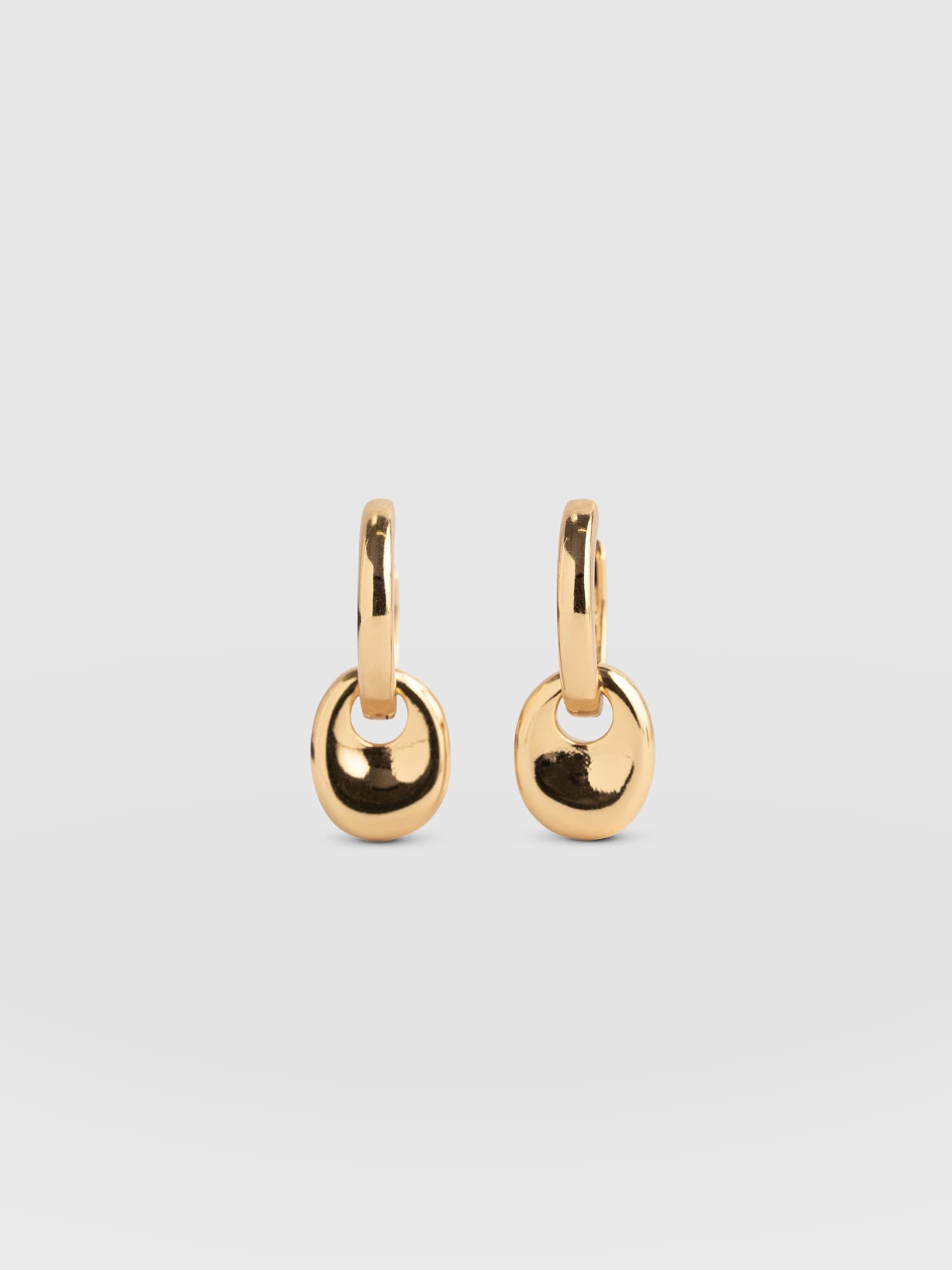 Pebble Drop Earrings - Gold - Women's Jewellerys | Saint and Sofia® UK