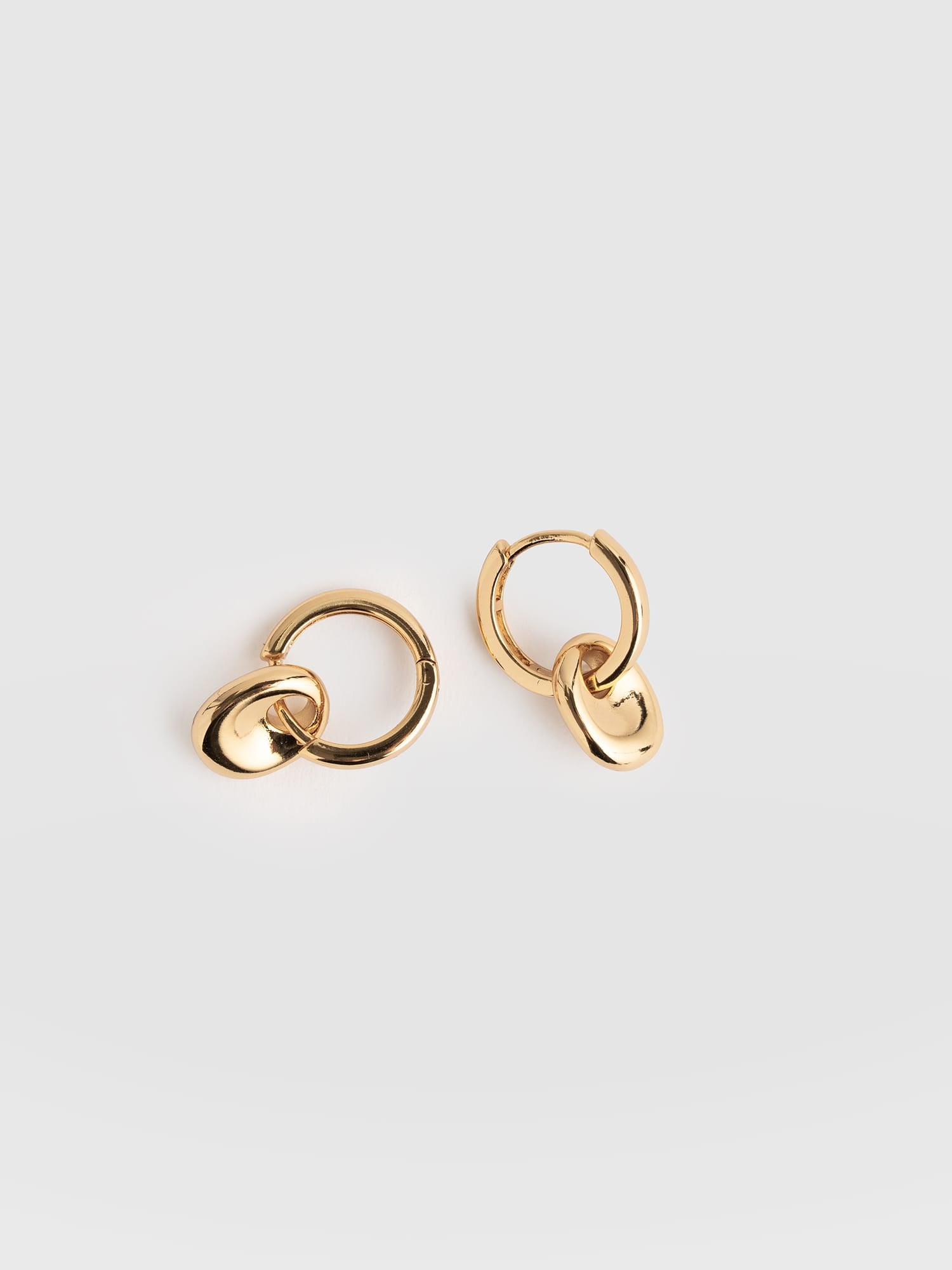 Pebble Drop Earrings - Gold - Women's Jewellerys | Saint and Sofia® UK