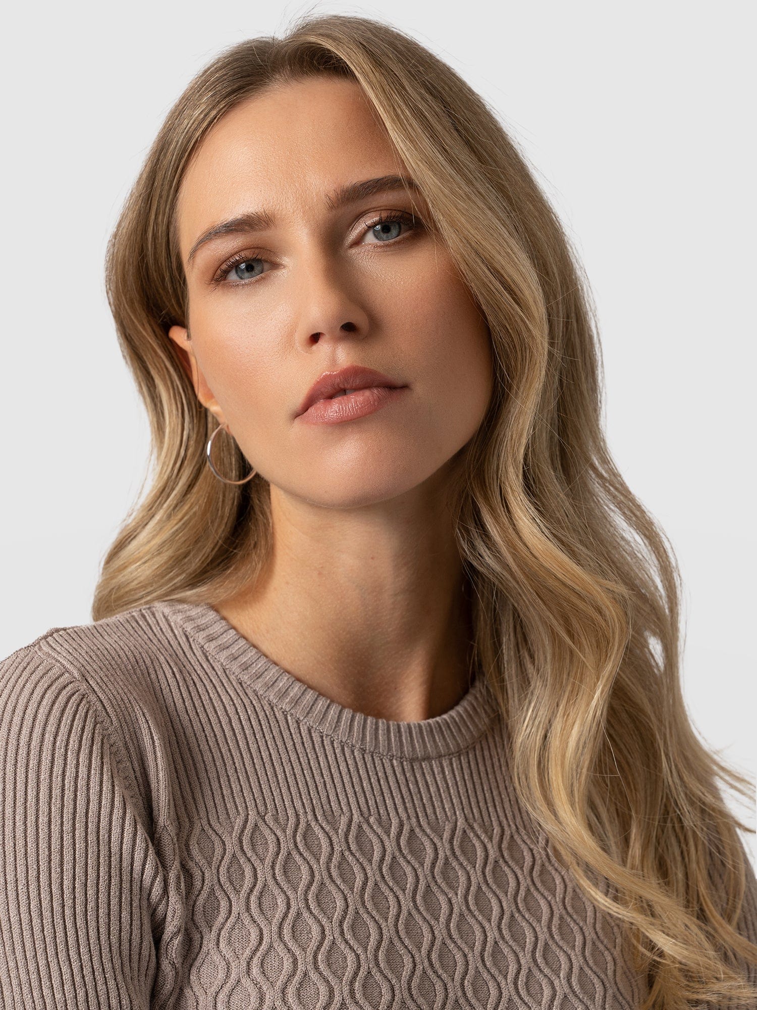 Primrose Knit Jumper Malt - Women's Vests | Saint + Sofia® UK