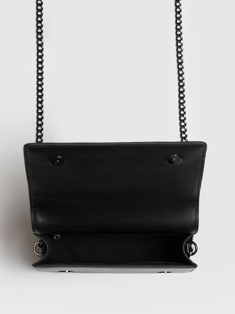 Primrose Wallet on Chain Leopard - Women's Bags | Saint + Sofia® UK