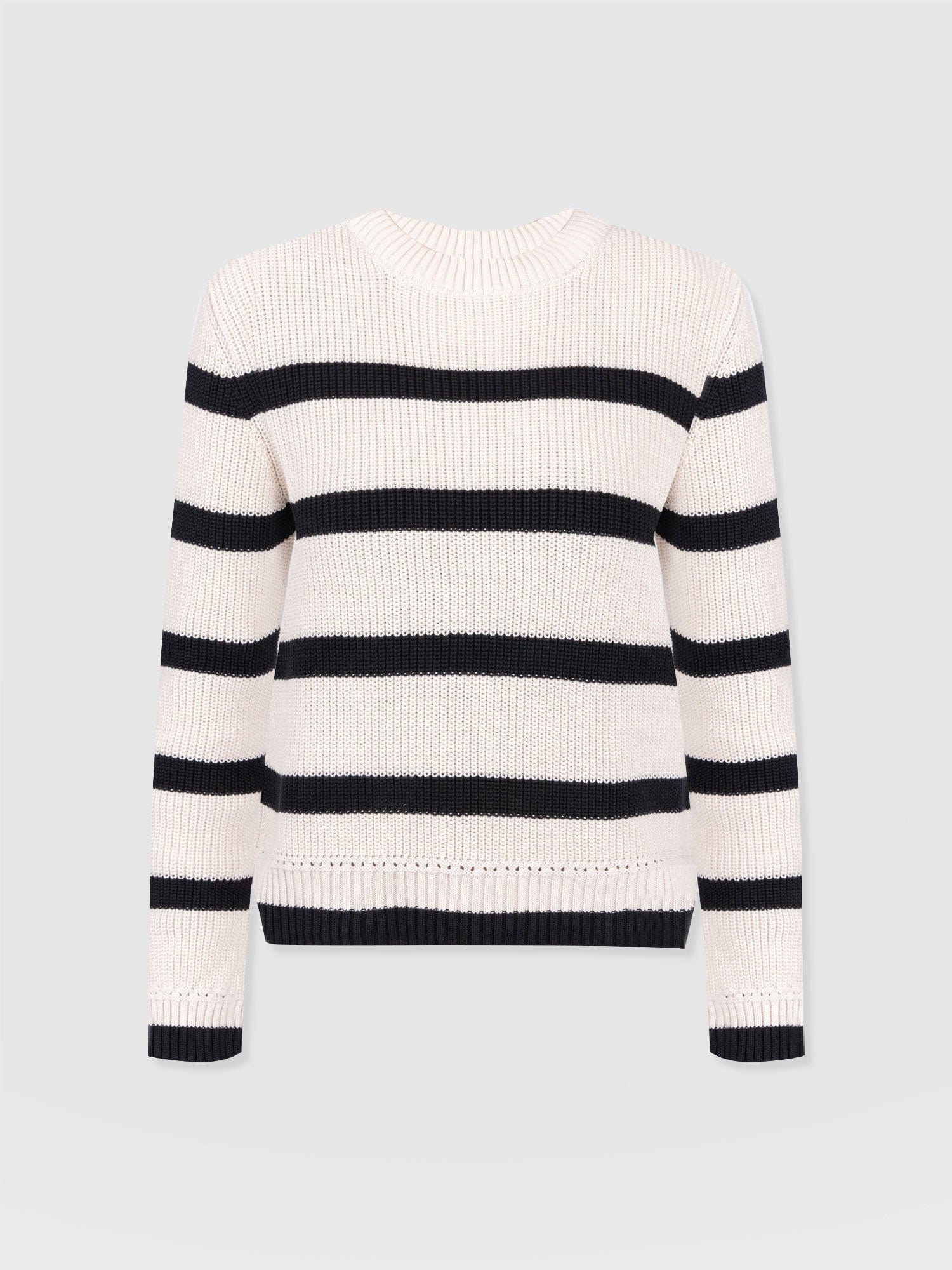 Remy Crop Jumper Stripe - Women's Jumpers | Saint + Sofia® UK