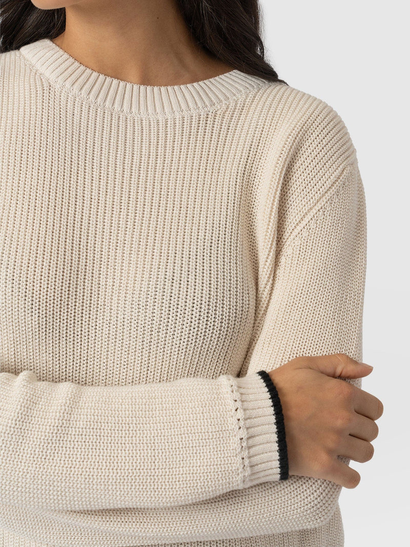 Remy Crop Jumper Yellow - Women's Jumpers | Saint + Sofia® UK