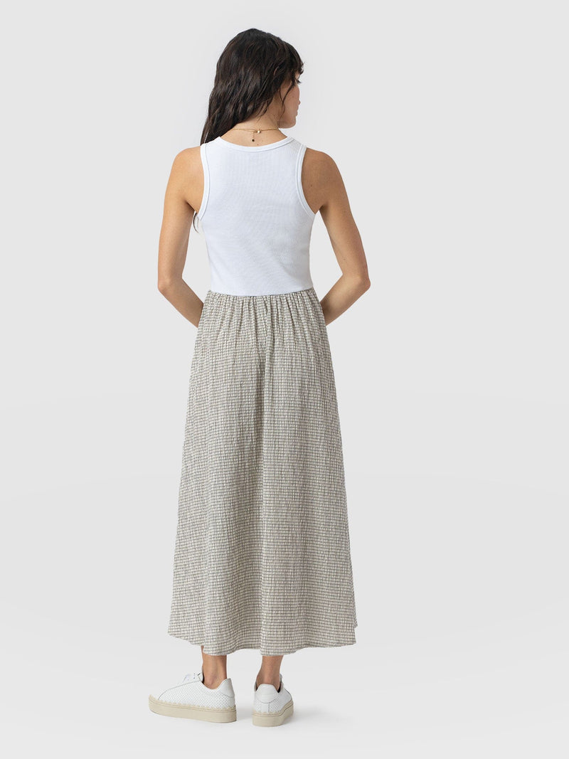 Renee Contrast Dress - Gingham - Women's Dresses | Saint + Sofia® UK