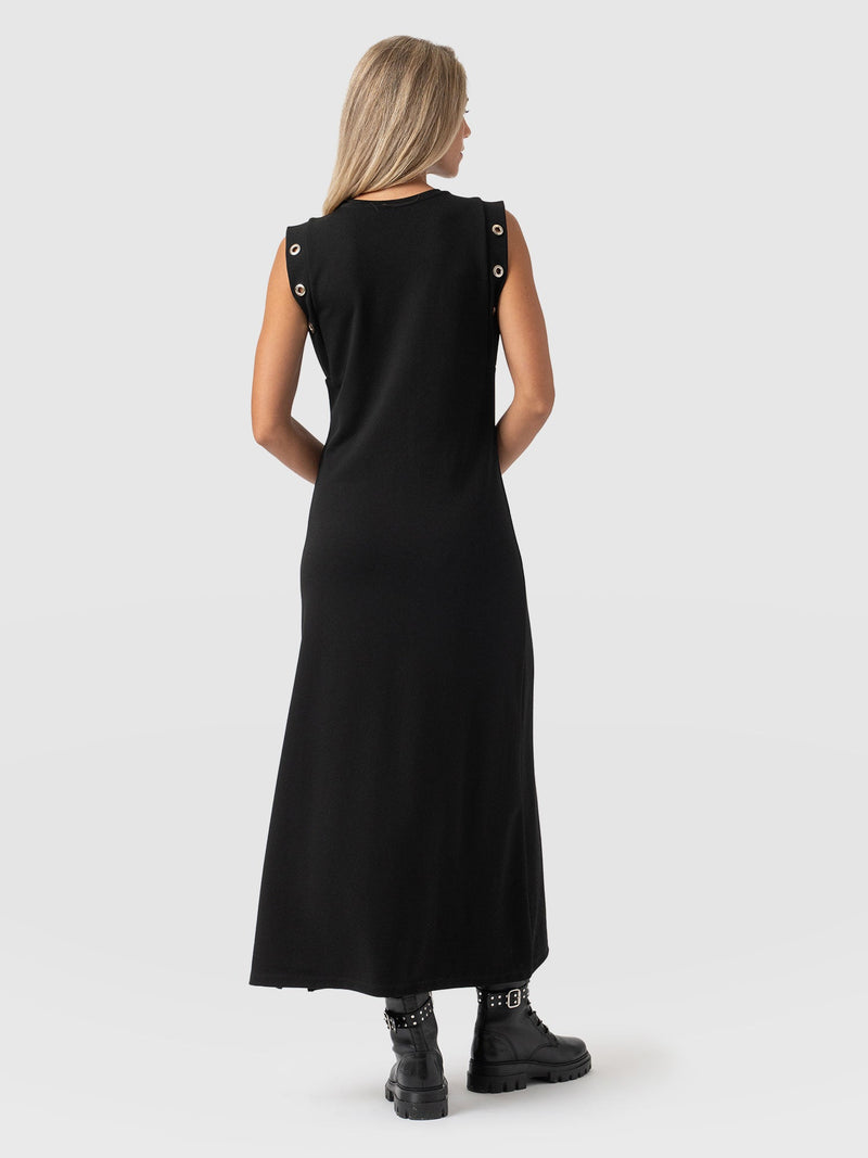 Rowan Dress Black Eyelet - Women's Dresses | Saint + Sofia® UK