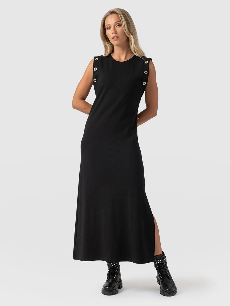 Rowan Dress Black Eyelet - Women's Dresses | Saint + Sofia® UK