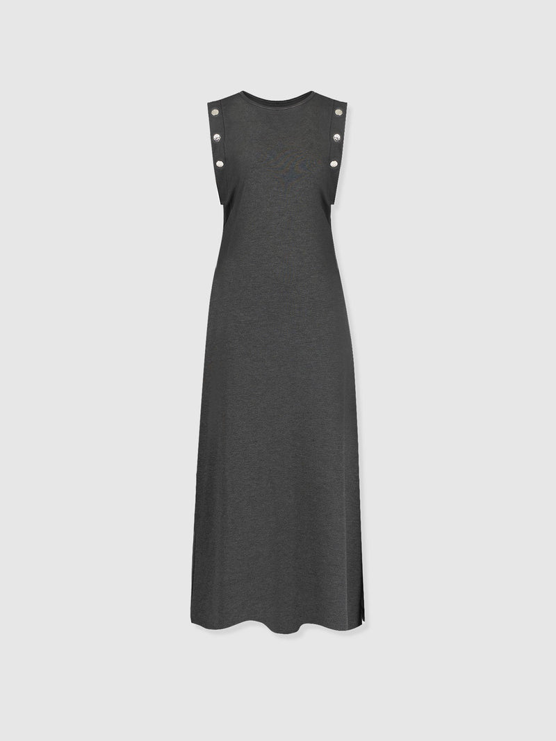 Rowan Dress - Charcoal - Molten - Women's Dresses | Saint + Sofia® UK