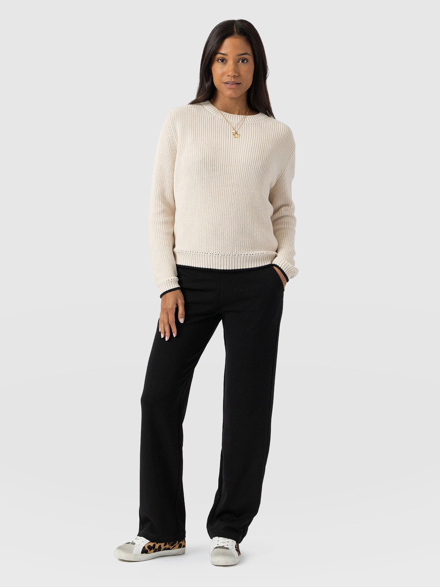 Runway Pant Black - Women's Trousers | Saint + Sofia® UK