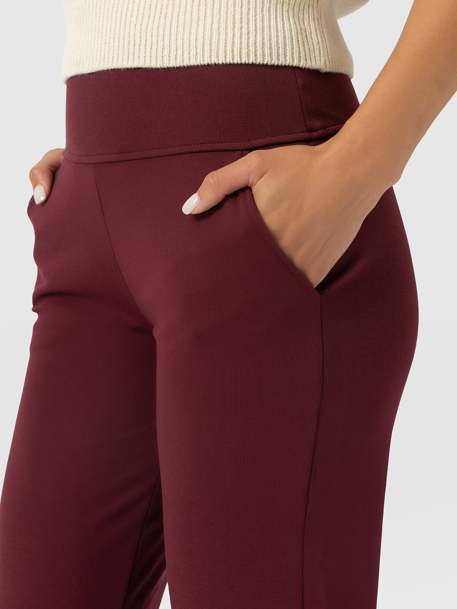 Runway Pant - Burgundy
