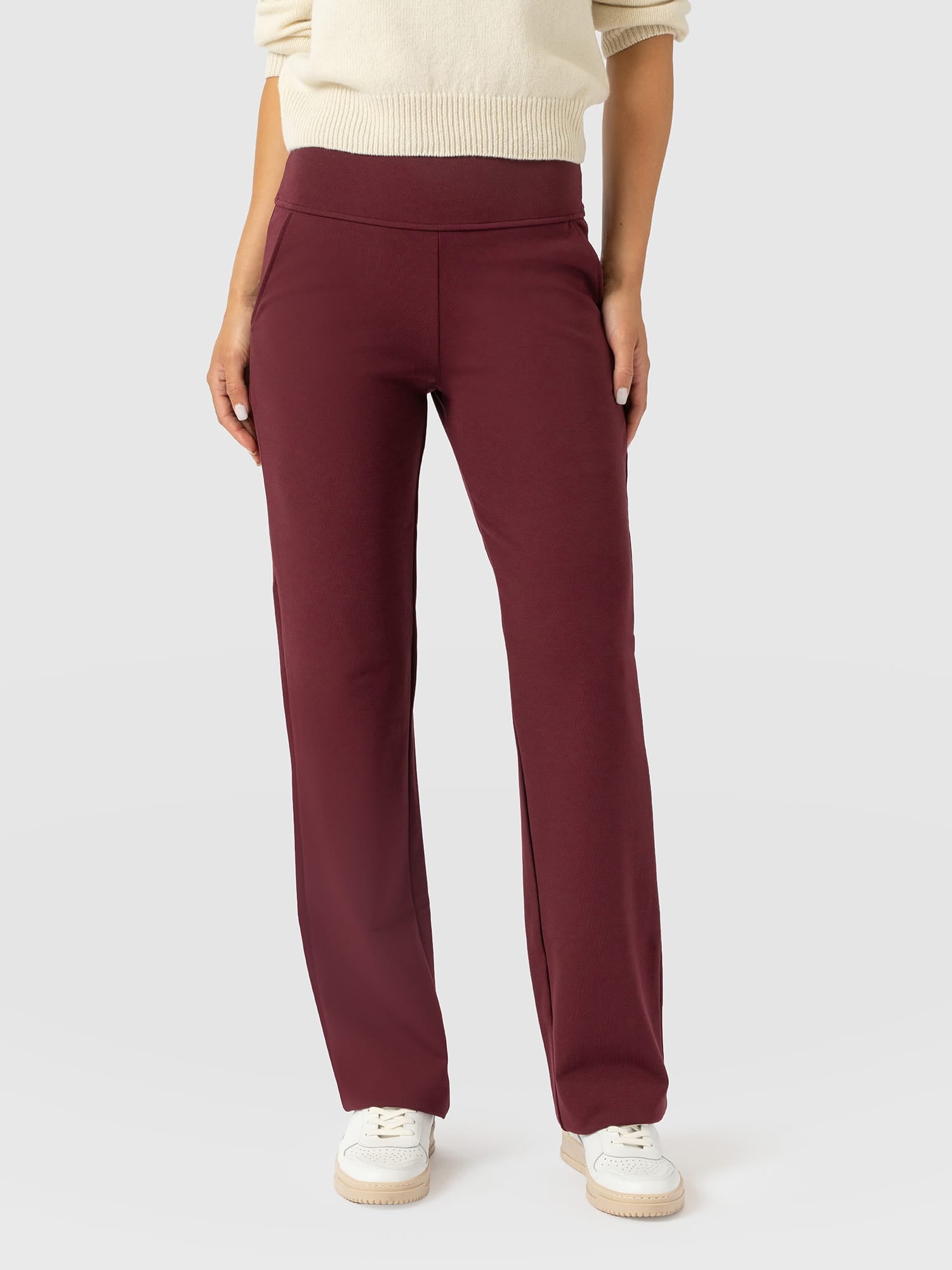 Runway Pant - Burgundy