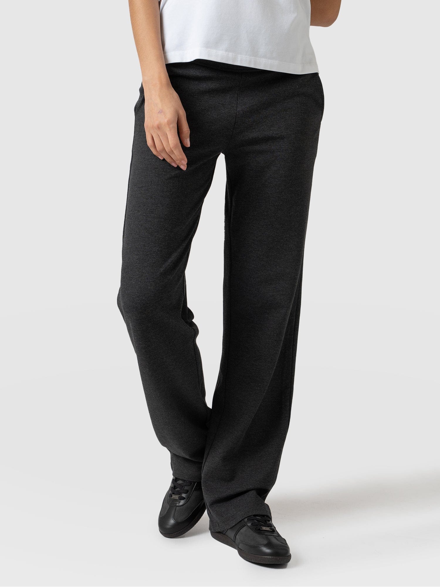 Runway Pant Charcoal - Women's Trousers | Saint + Sofia® UK
