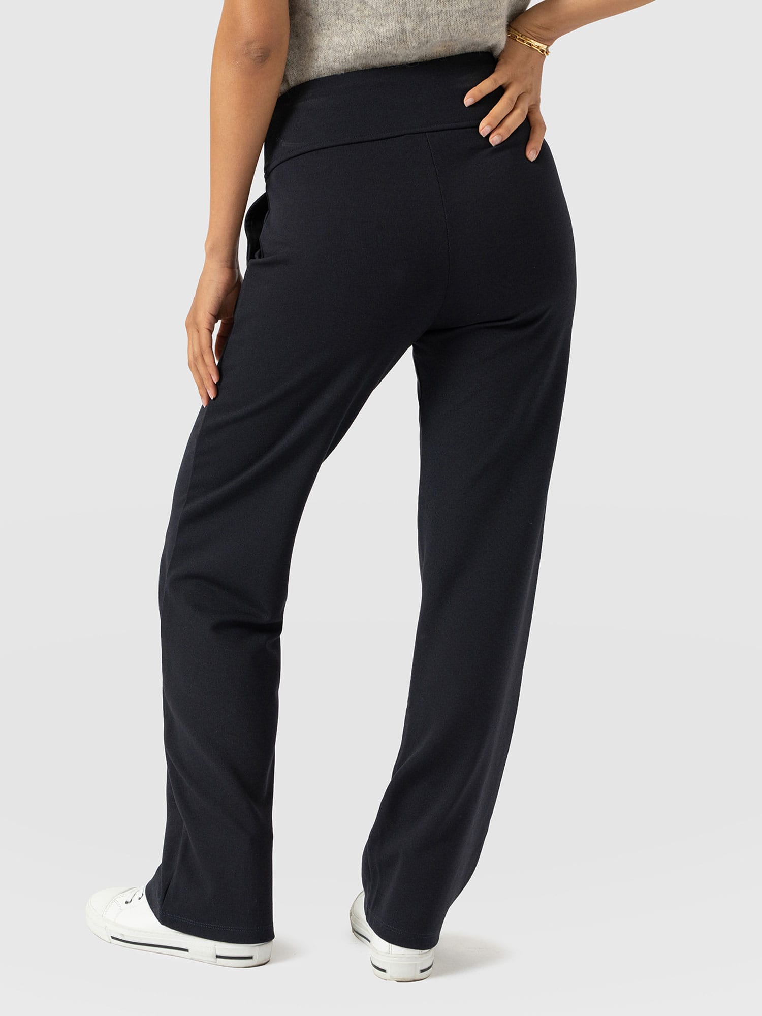 Runway Pant Navy - Women's Trousers | Saint + Sofia® UK