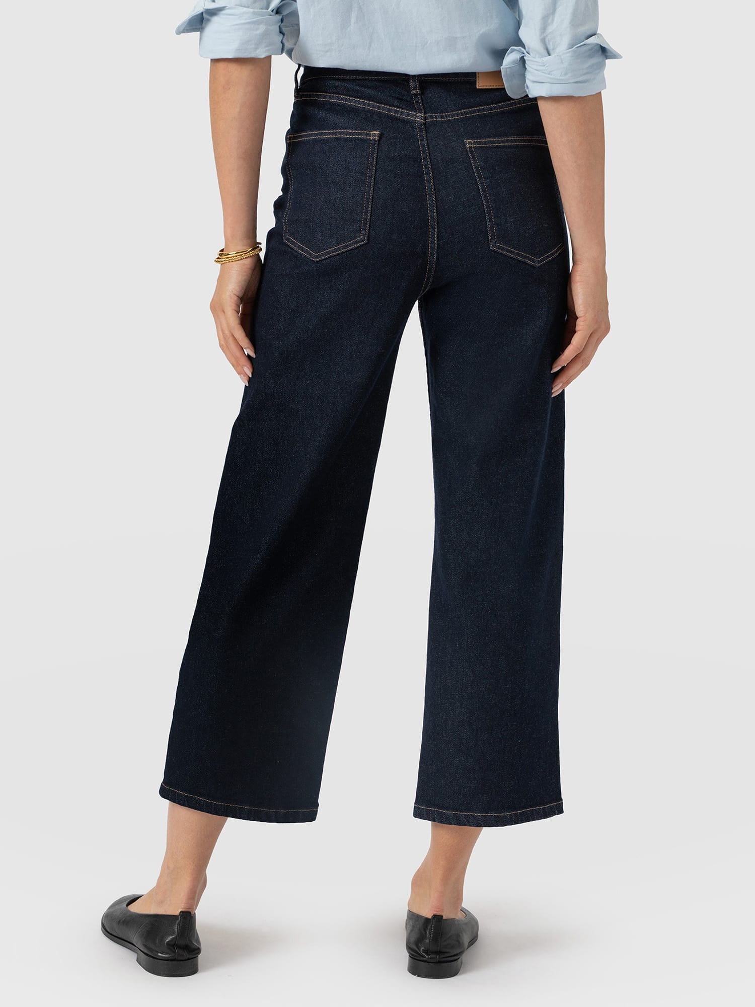 Rylie Crop Jean - Indigo - Women's Jeans | Saint and Sofia® UK