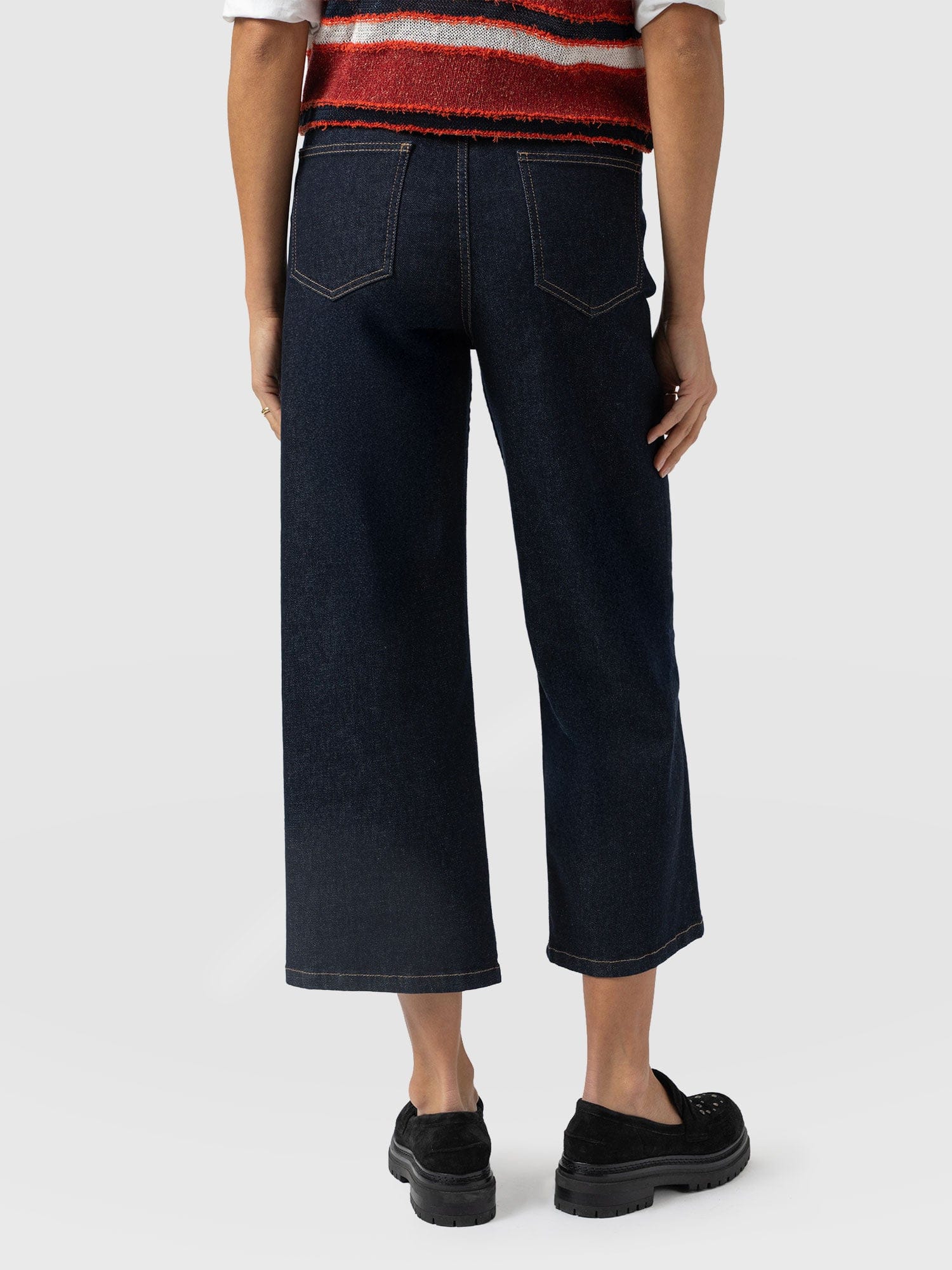 Rylie Crop Jean - Indigo - Women's Jeans | Saint + Sofia® UK