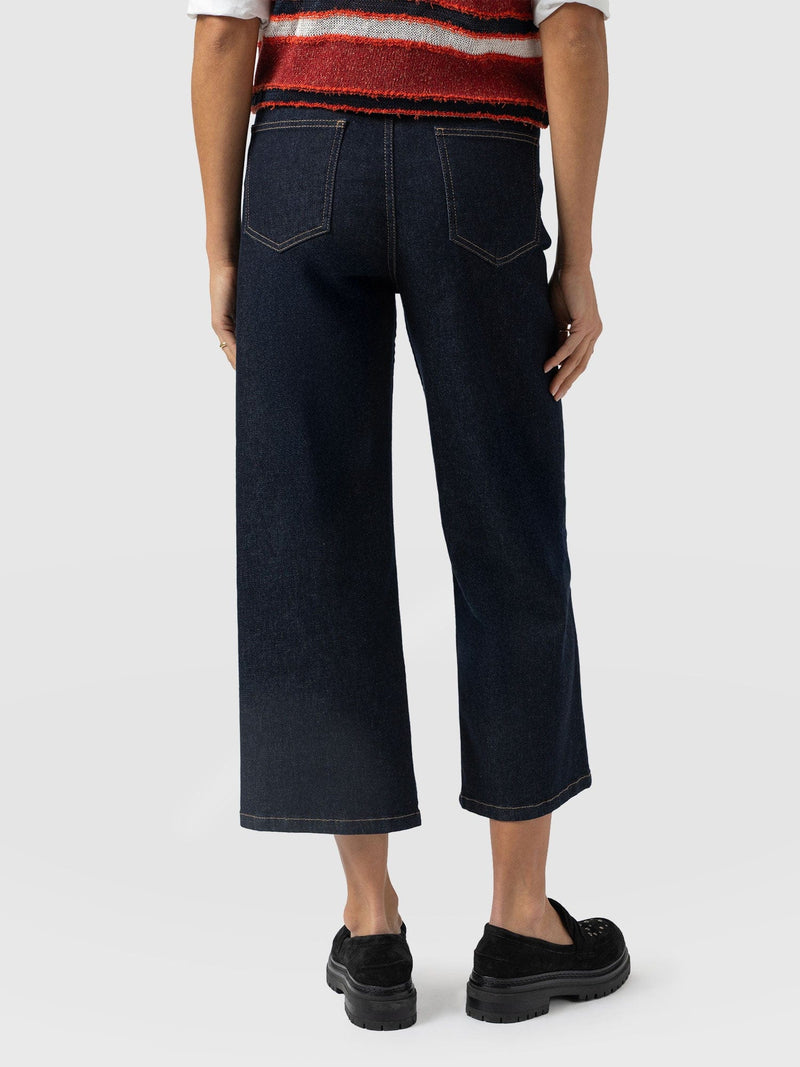 Rylie Crop Jean - Indigo - Women's Jeans | Saint + Sofia® UK