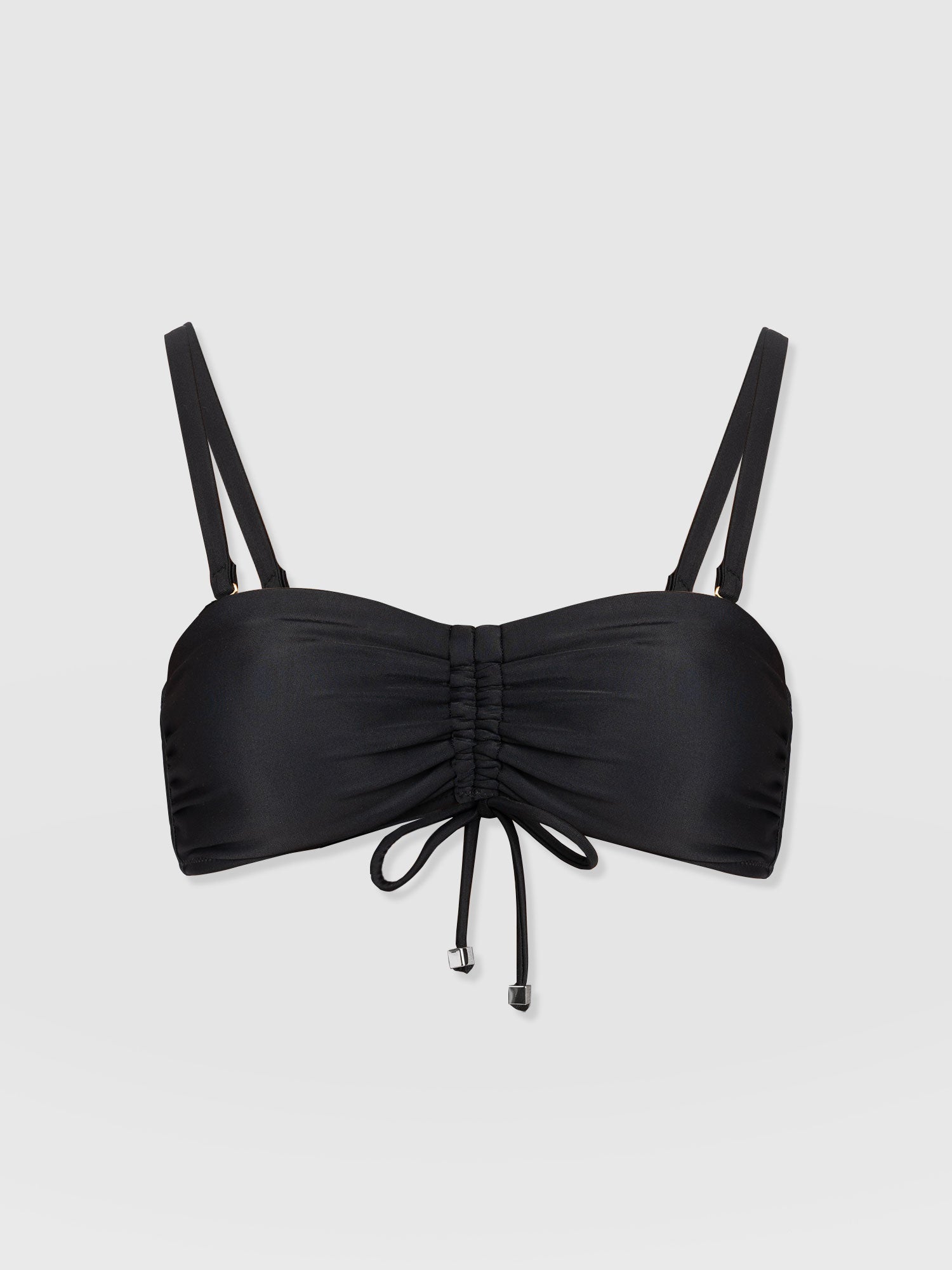 Skye Bandeau Bikini Top Black - Women's Swimwear | Saint + Sofia® UK