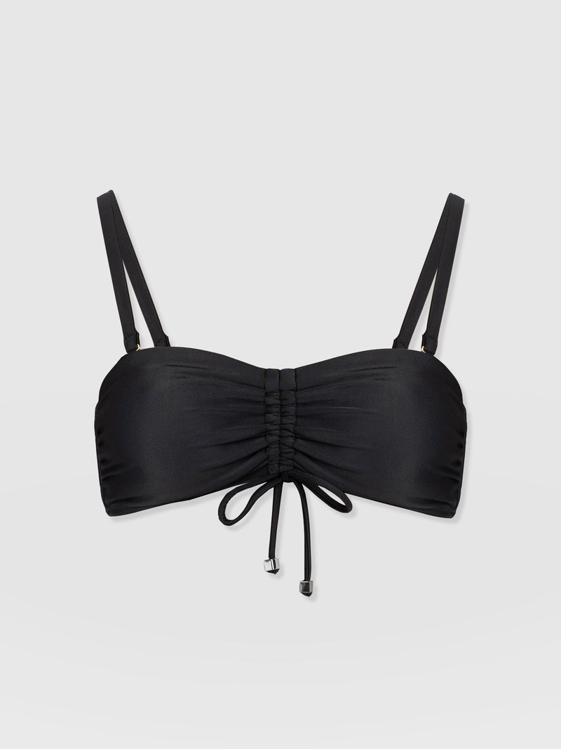 Skye Bandeau Bikini Top Black - Women's Swimwear | Saint + Sofia® UK