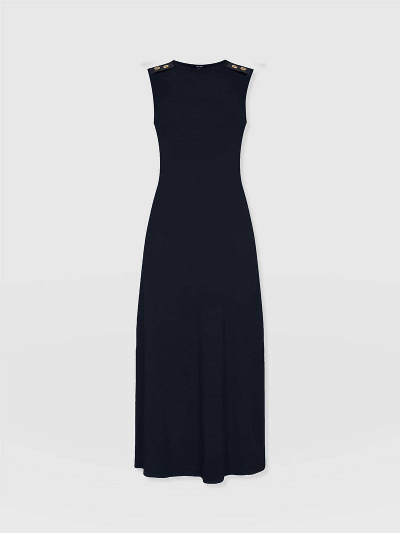 Sleeveless Runway Maxi Dress - Navy - Women's Dresss | Saint + Sofia® UK