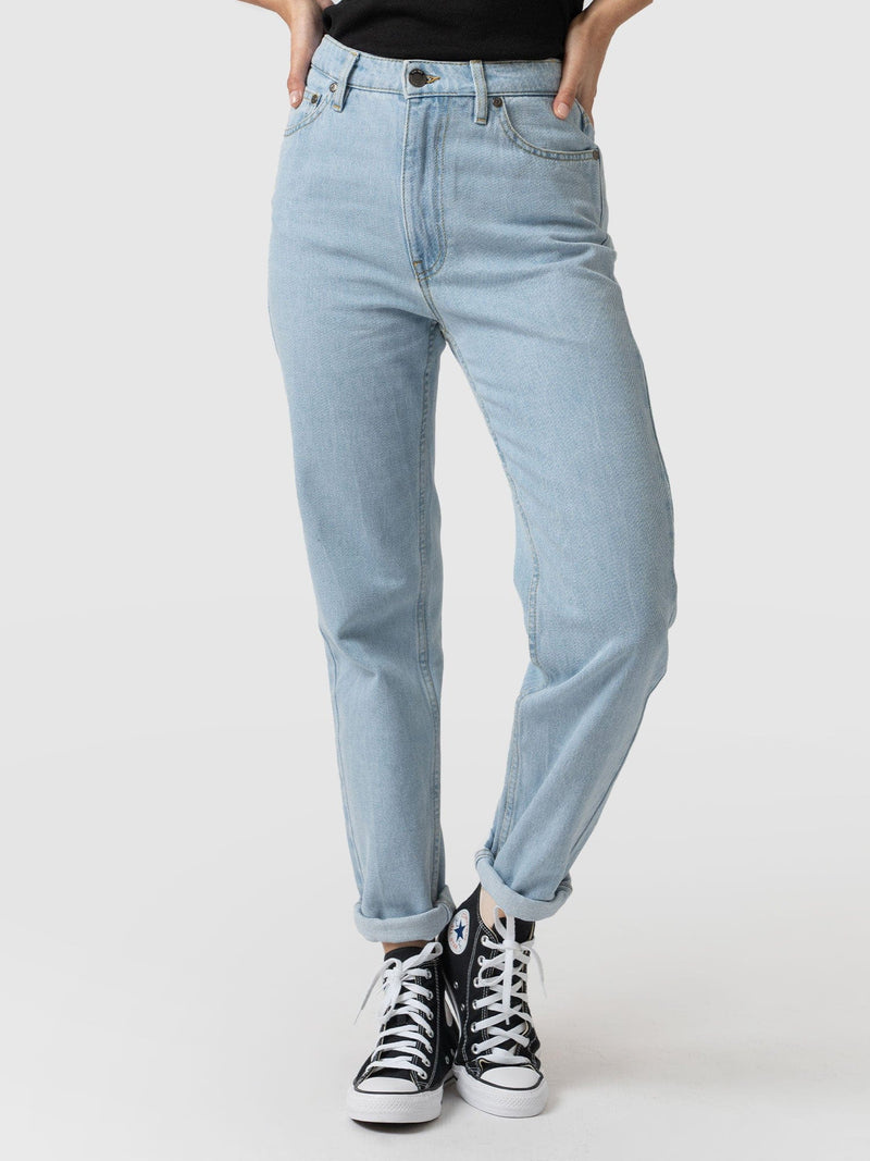 Slim Mom Jeans Pale Blue - Women's Jeans | Saint + Sofia® UK