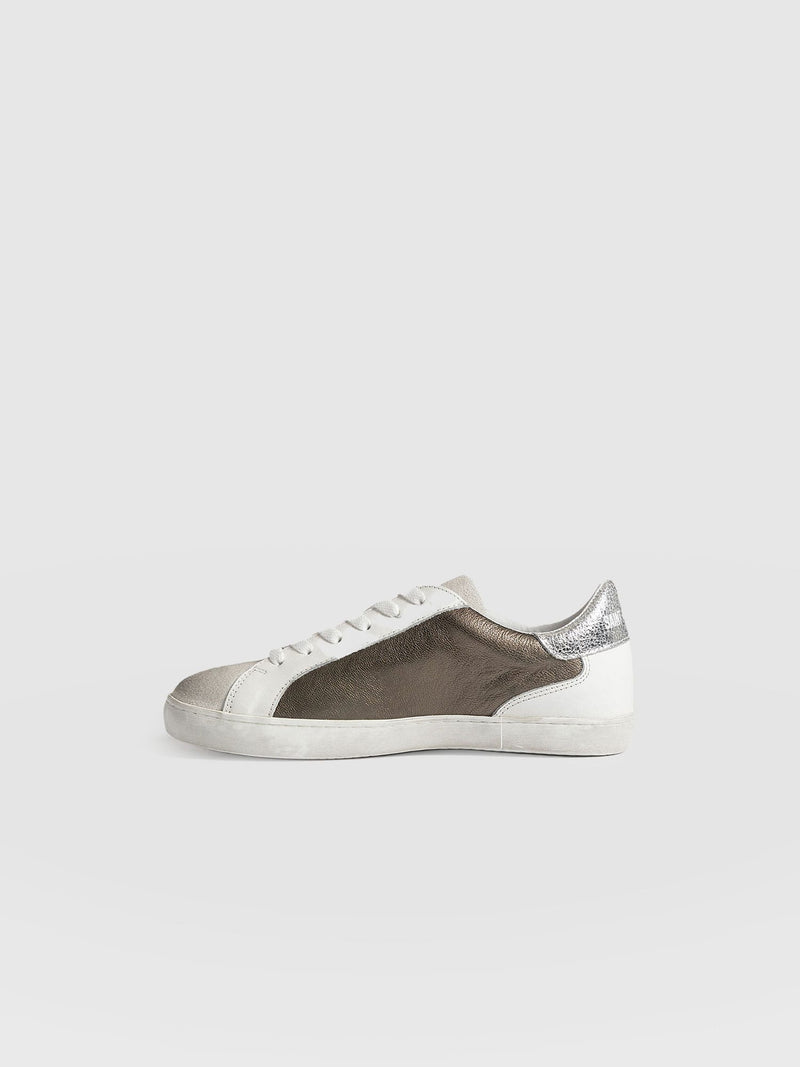 Spitalfields Trainer - Metallic Gold