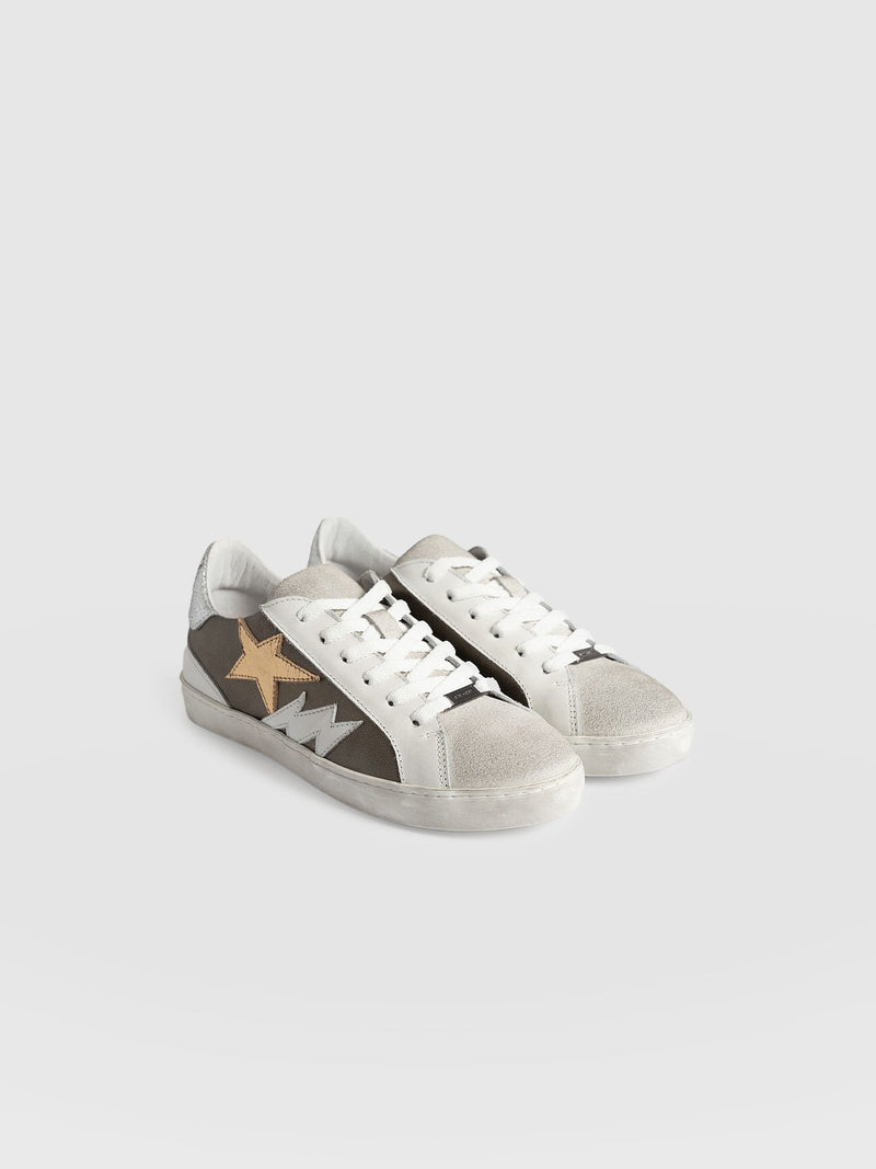 Spitalfields Trainer - Metallic Gold