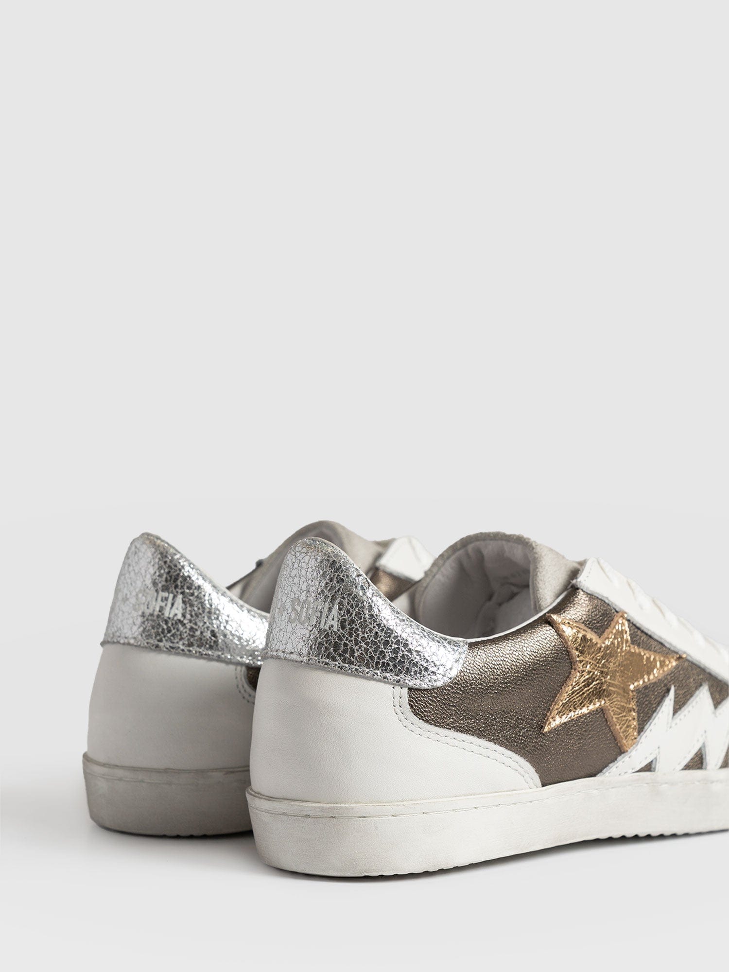 Spitalfields Trainers Metallic Gold - Women's Trainers | Saint + Sofia® UK