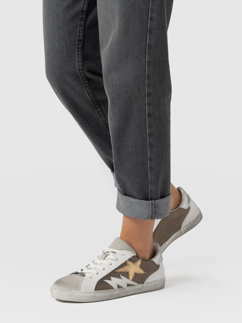 Spitalfields Trainers Metallic Gold - Women's Trainers | Saint + Sofia® UK