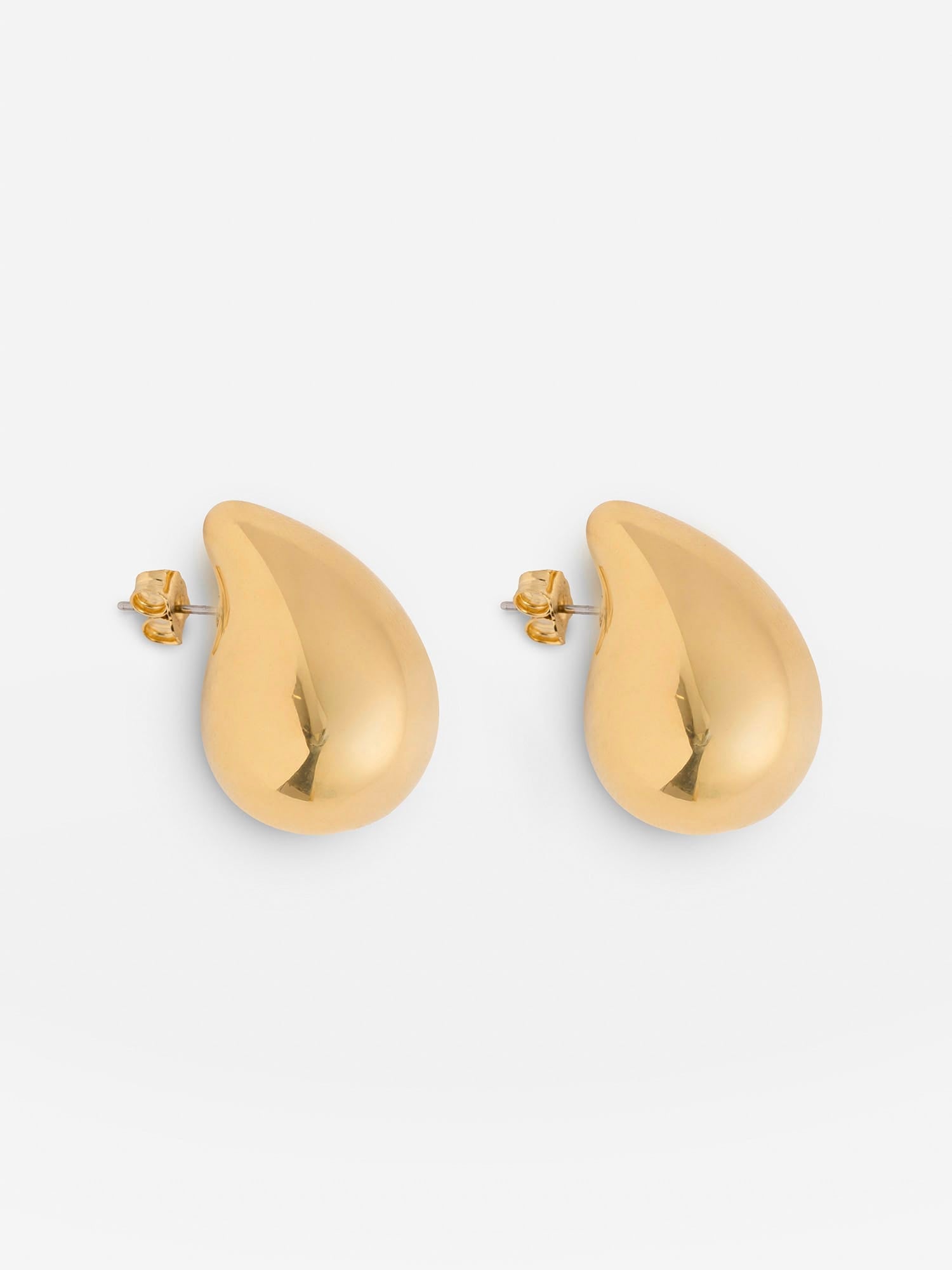 Teardrop Large Earrings - Gold - Women's Jewellerys | Saint and Sofia® UK