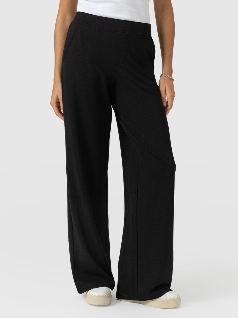 Victory Straight Leg Pant - Black - Women's Trousers | Saint and Sofia® UK