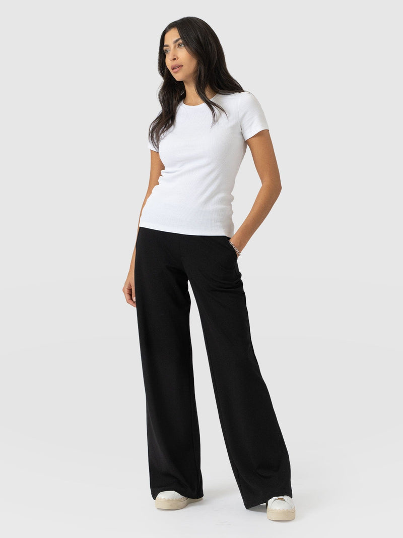 Victory Straight Leg Pant - Black - Women's Trousers | Saint and Sofia® UK