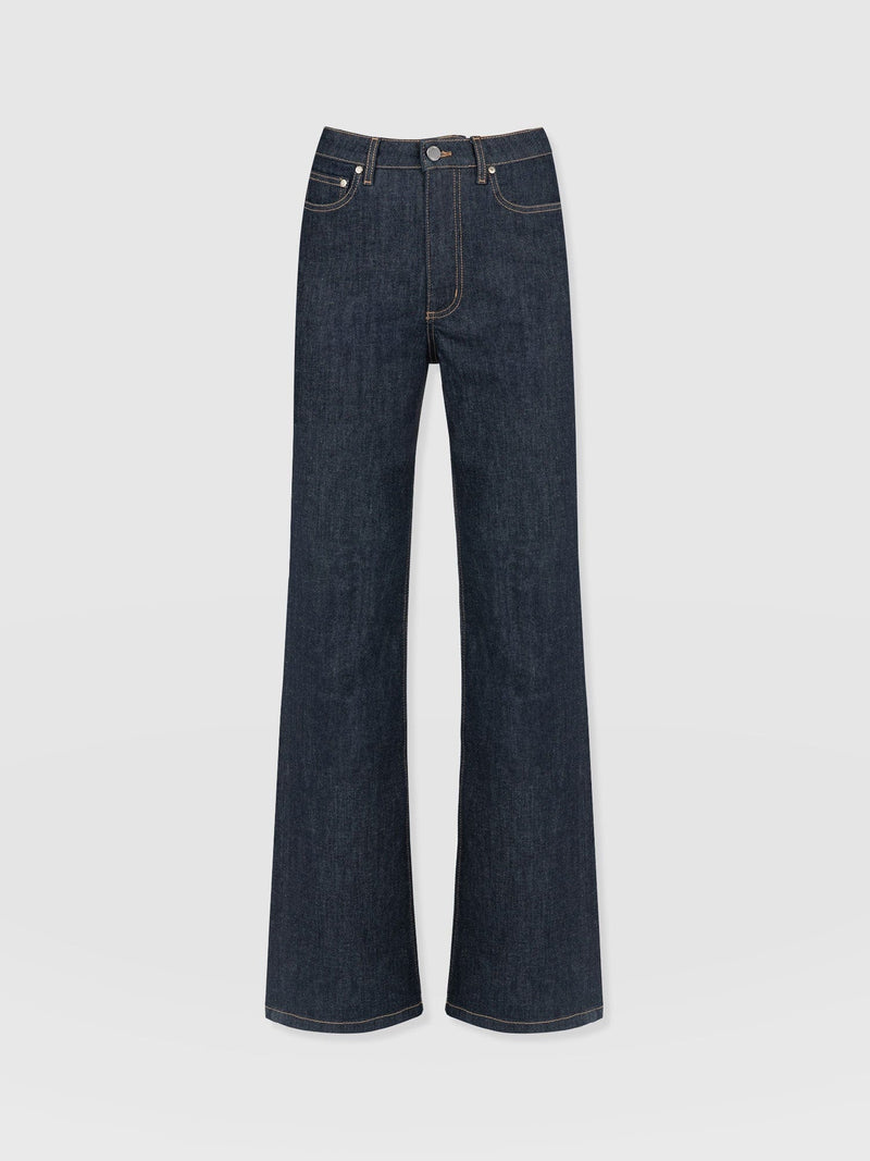 Wide Leg Jean - Indigo Blue - Women's Jeans | Saint + Sofia® UK