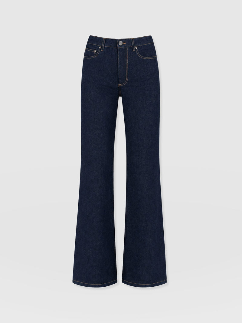 Wide Leg Jean - Indigo Blue