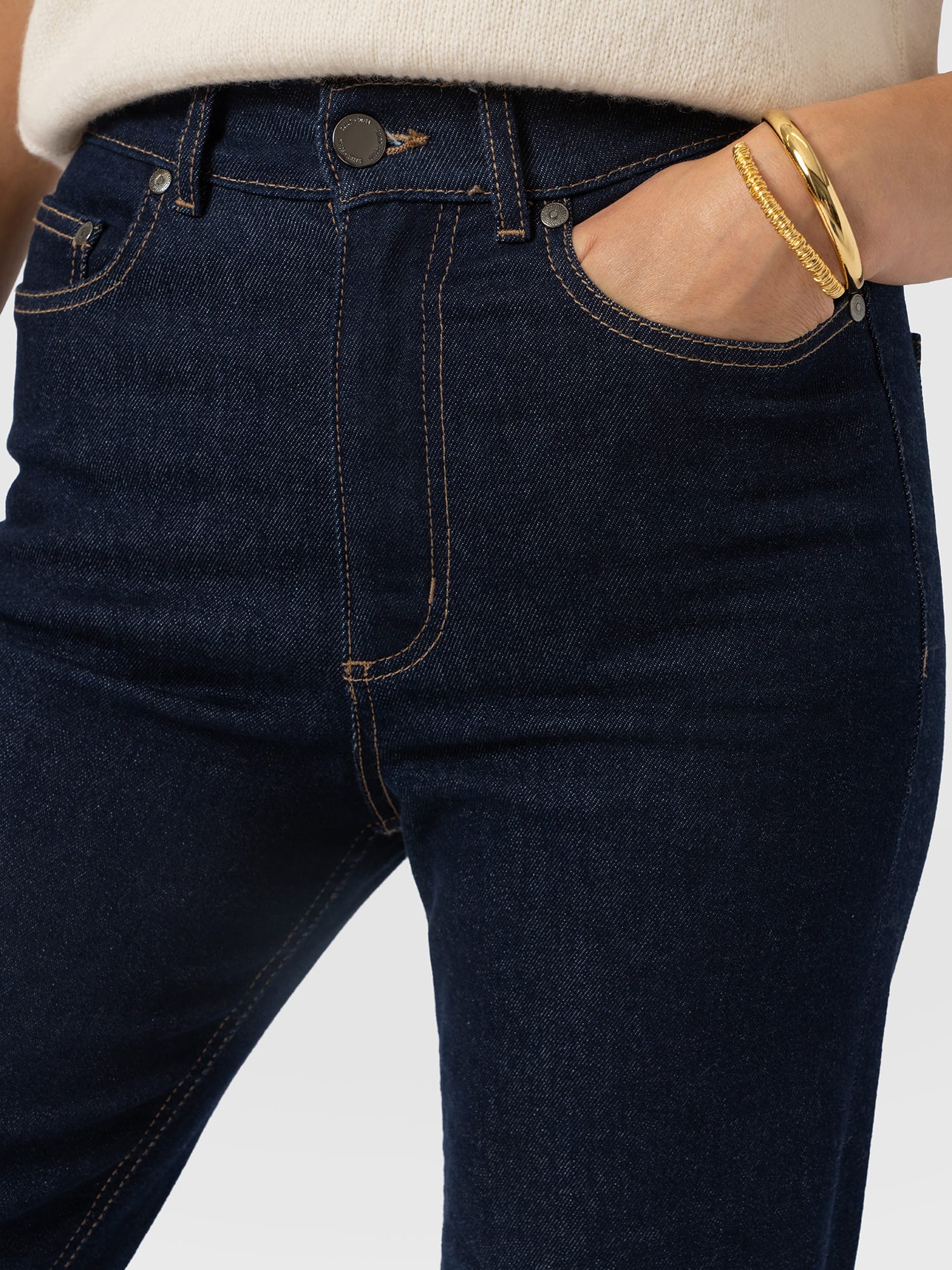 Wide Leg Jean - Indigo Blue