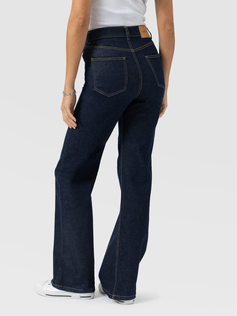 Wide Leg Jean - Indigo Blue - Women's Jeans | Saint + Sofia® UK