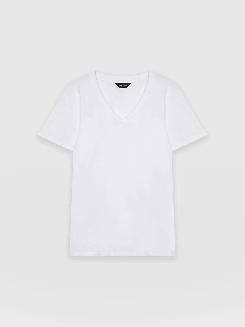 Apartment Tee White - Women's T-Shirts | Saint + Sofia® UK