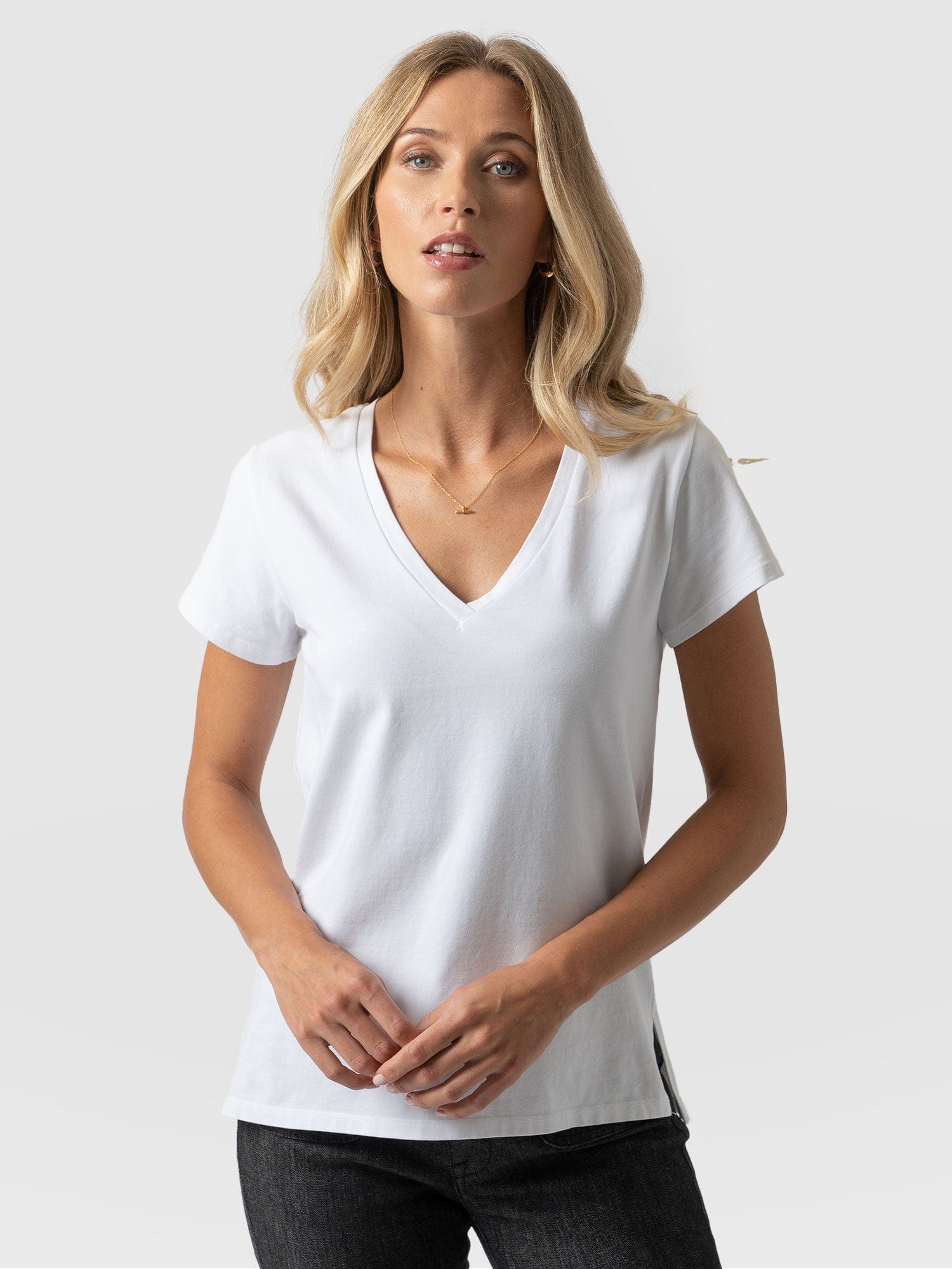 Apartment Tee White - Women's T-Shirts | Saint + Sofia® UK