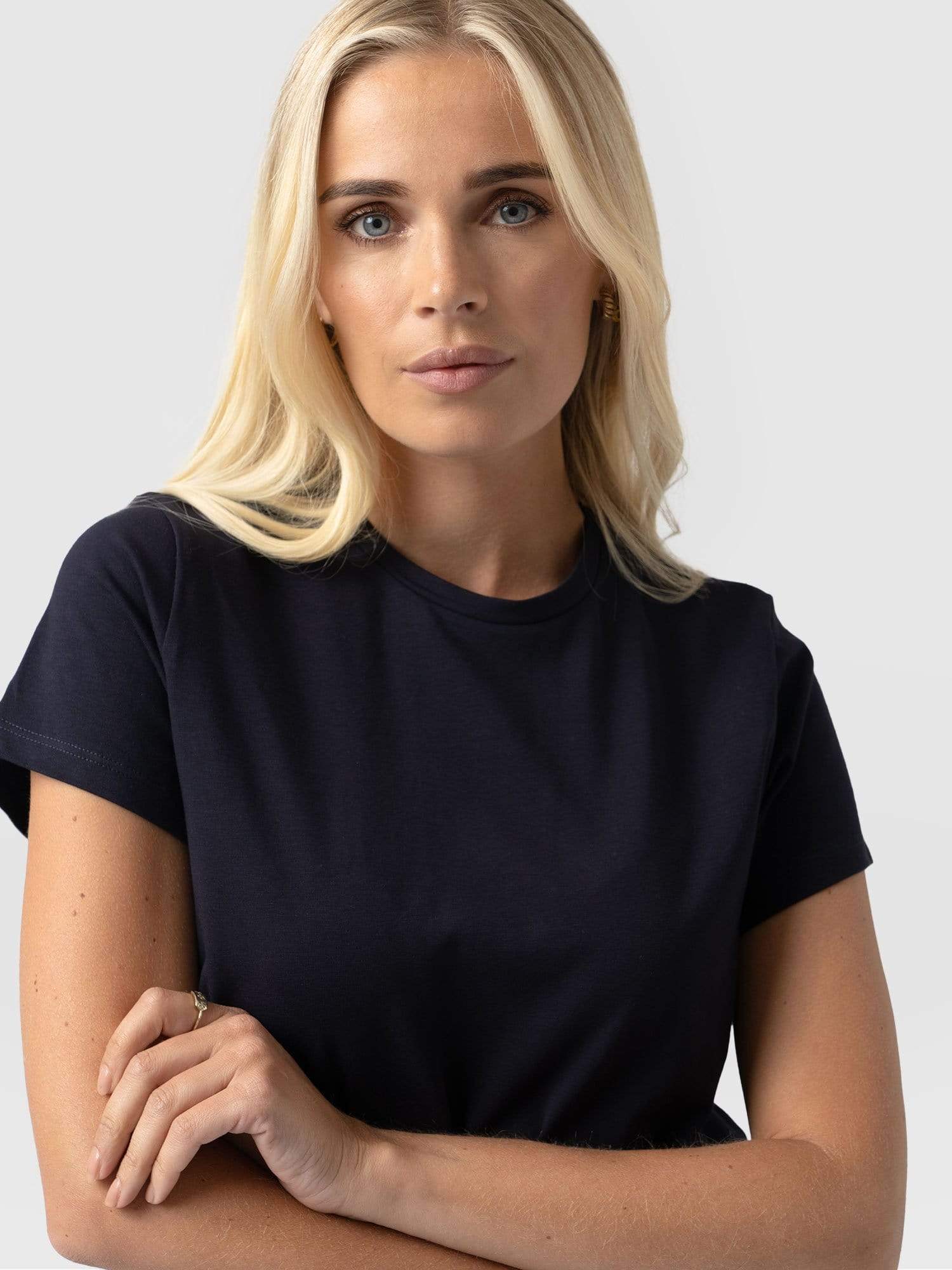 Easy Tee Navy - Women's T-Shirts | Saint + Sofia® UK