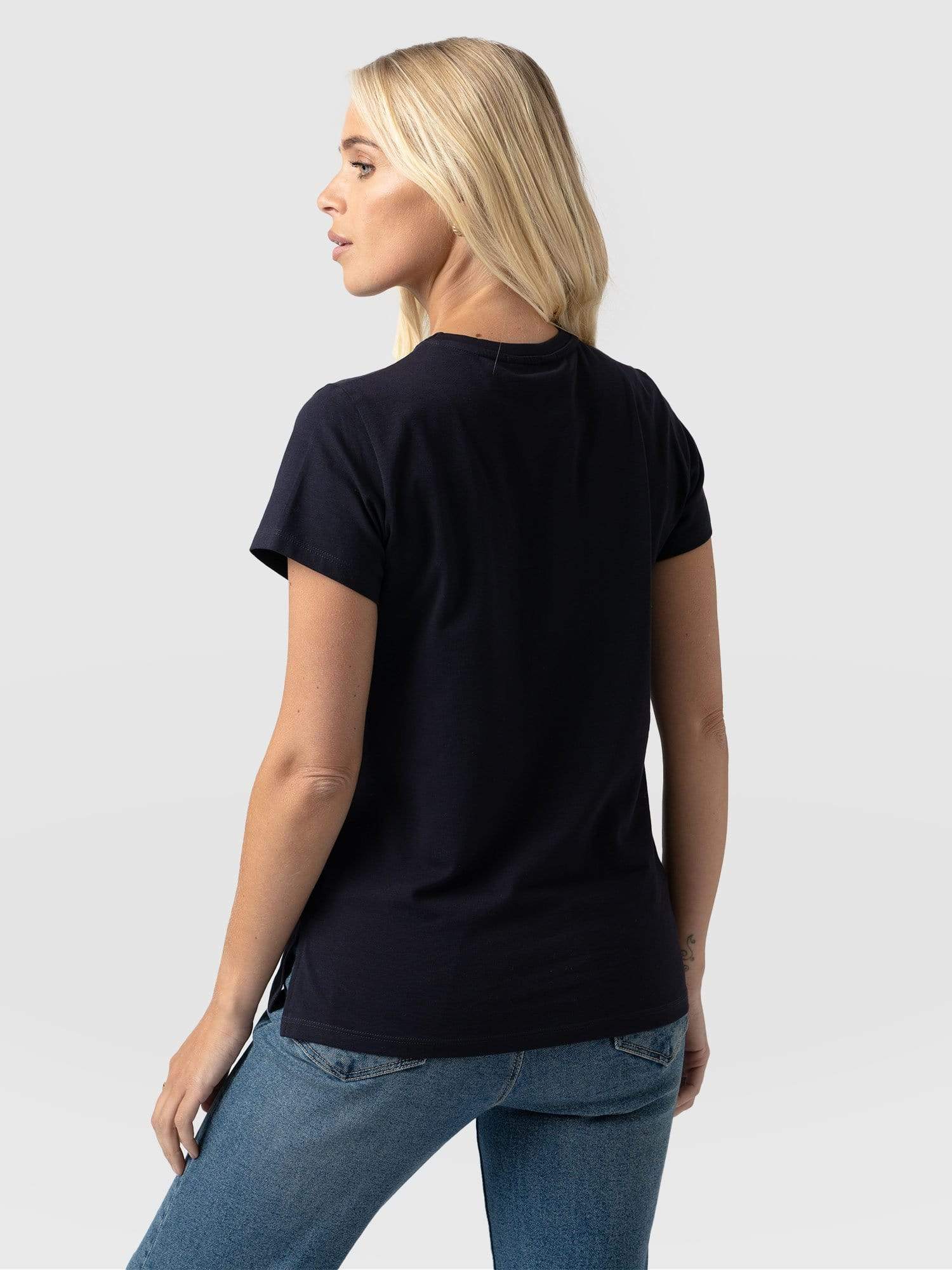 Easy Tee Navy - Women's T-Shirts | Saint + Sofia® UK