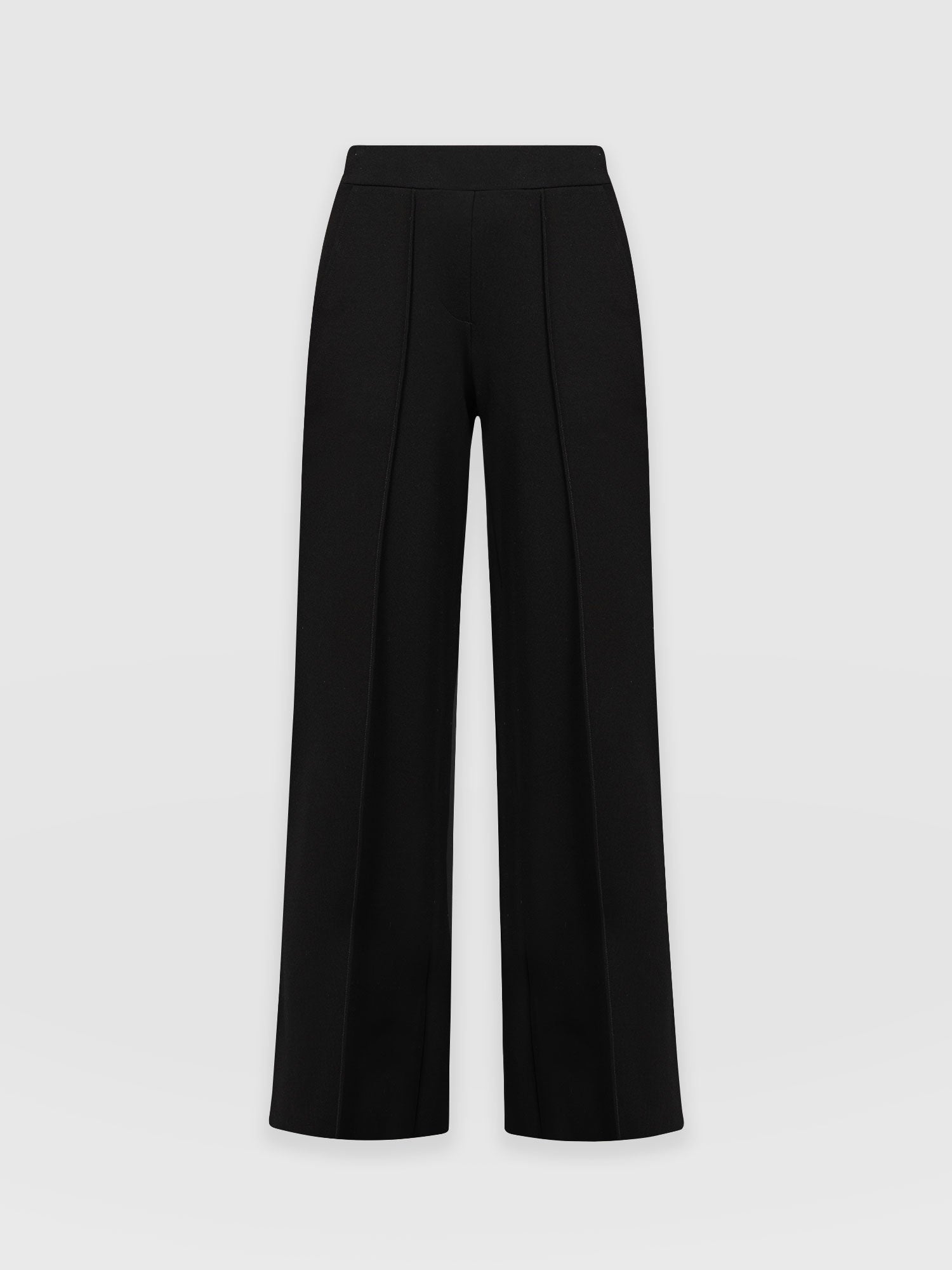 Keller Wide Leg Pant Black - Women's Trousers | Saint + Sofia® UK