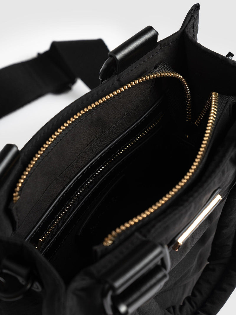 Mini Penny Tote Bag Black - Women's Bags | Saint + Sofia® UK