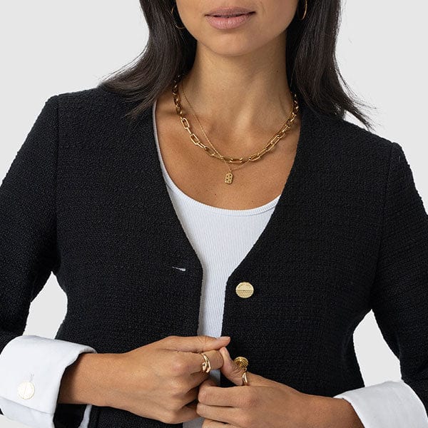 Clean V-Neckline