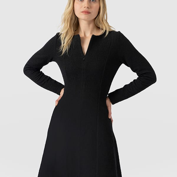 Zipped Neckline