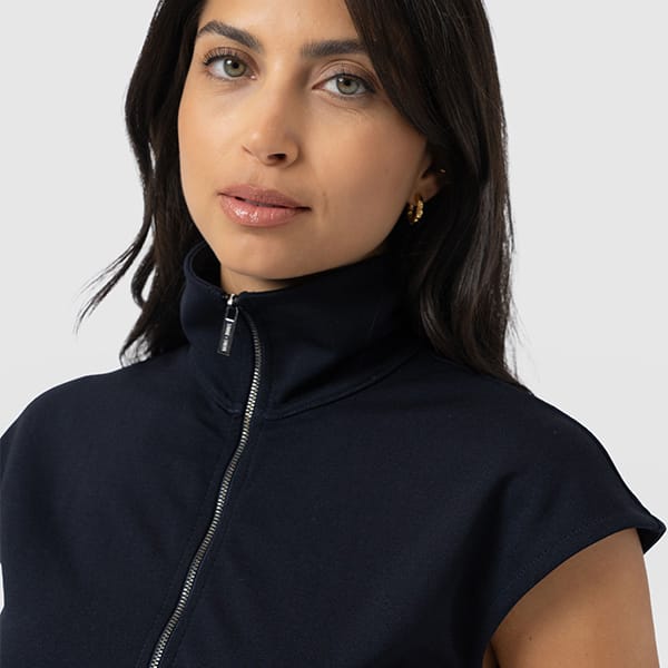 Zipped Neckline